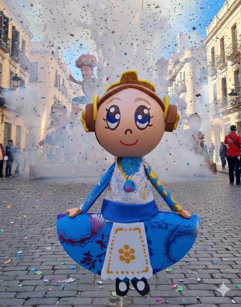 Broche Fofucha fallera