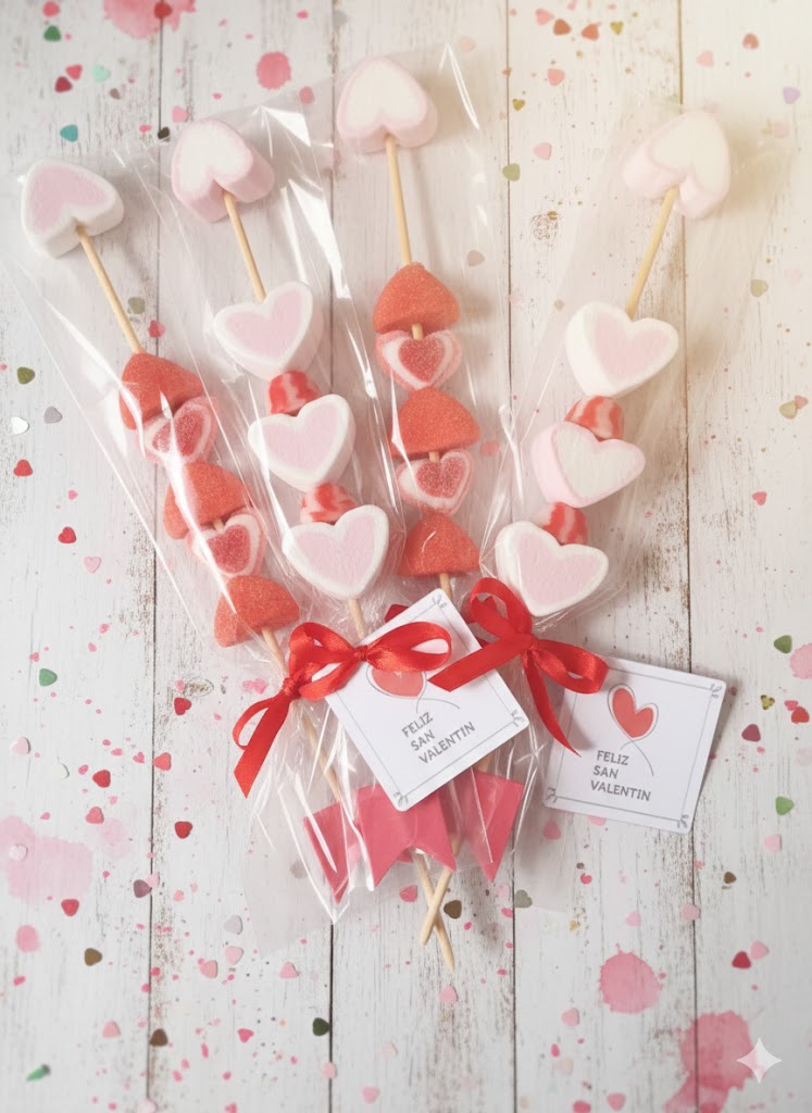 Brochetas San Valentín